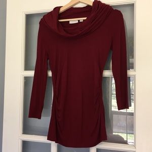 Maroon 3/4 sleeve top